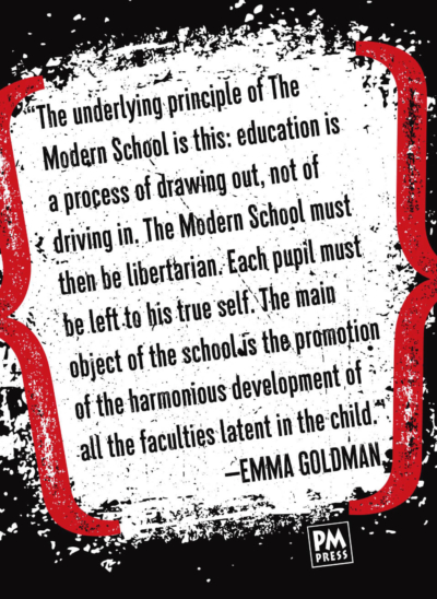 Sticker: Emma Goldman - Education Quote