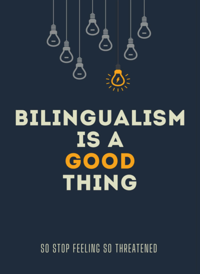 Sticker: Bilingualism is a Good Thing