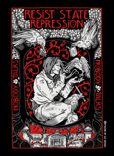 Sticker: Resist State Repression