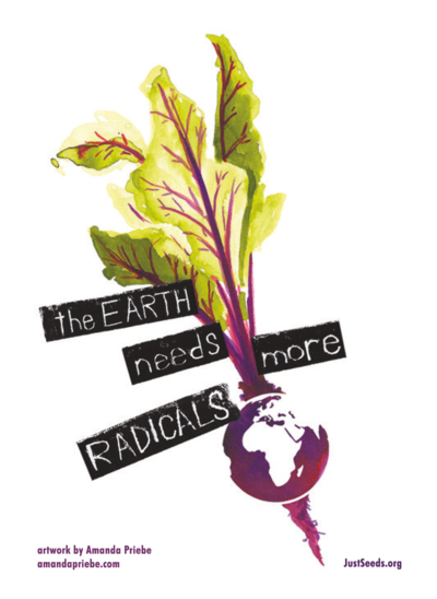 Sticker: The Earth Needs More Radicals – PM Press UK