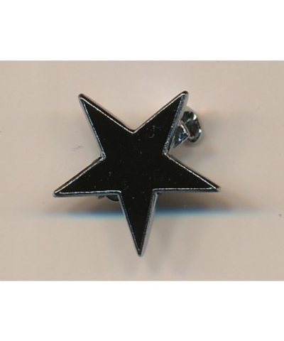 Enamel Badge: Black Star of Anarchism